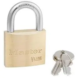 SK0504105-US20260702-105043-0 Master Lock 4140 Economy Brass Series Padlock - Image 1