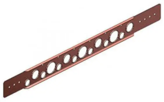 SK0504216-US20260702-105043-0 Holdrite 108-26 Copper Stub Bracket for 1/2 to 1 Inch CTS Pipe, 26 Inch Length - Image 1