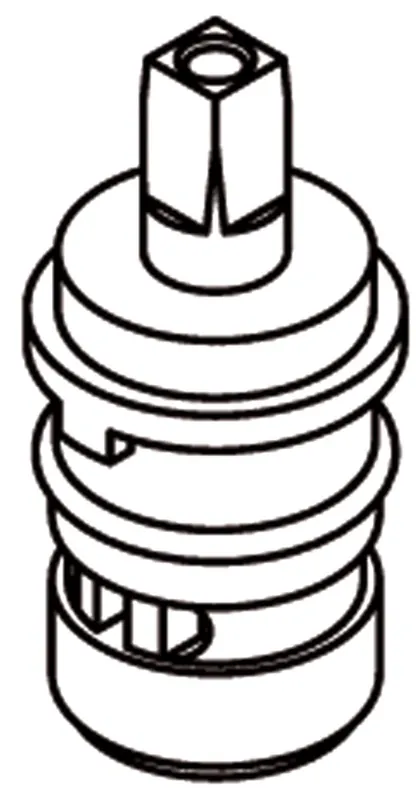 SK0504240-US20260702-105043-0 Moen 52000 Hot Ceramic Disc Cartridge - 2 Handle Brass Shell - Image 1