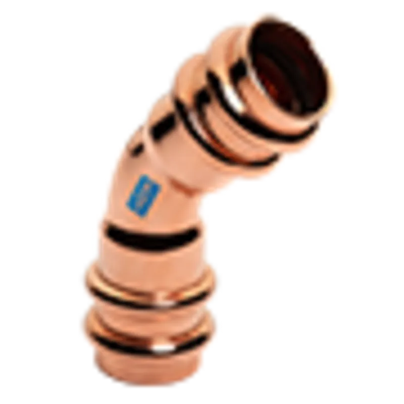 Mueller RP03026 ACR Press Copper 45 Elbow, 0.43 x 5/8 OD (P x P)