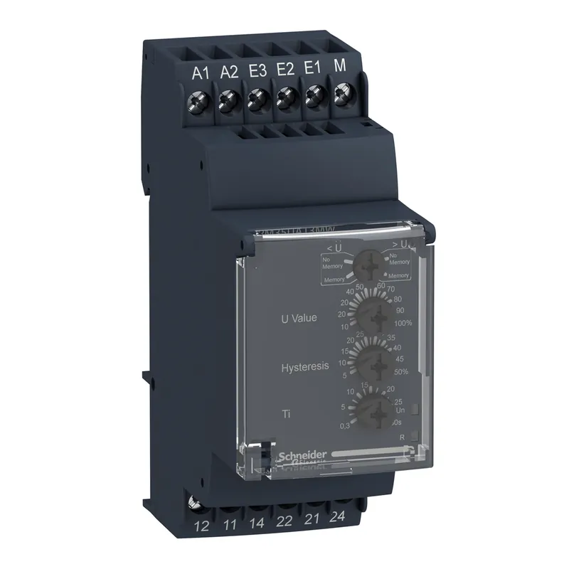 SK0504709-US20260702-105043-0 Schneider Electric RM35UA13MW Voltage Control Relay 24 to 240 VAC/VDC 5 Amp 2CO - Image 1