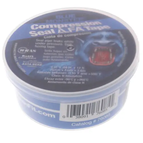 Blue Monster 76085 Compression Seal Tape 12 ft x 1 Roll