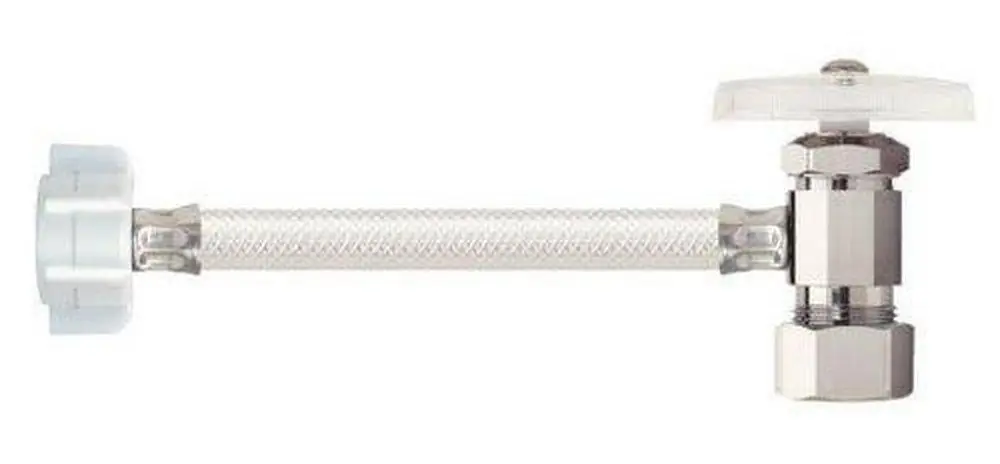 BrassCraft OCR19V120DLX C Toilet 1/2 In x 7/8 In x 12 In Supply Kit