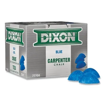Dixon Ticonderoga 77705 Carpenter Chalk 1-1/8 in L Blue