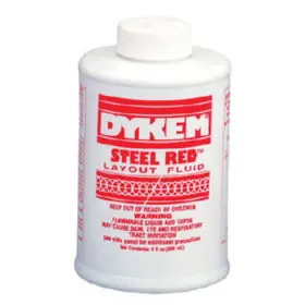 SK0505475-US20260702-105043-0 DYKEM 253-80496 STEEL RED LAYOUT FLUID 8oz BRUSH-N-CAP - Image 1