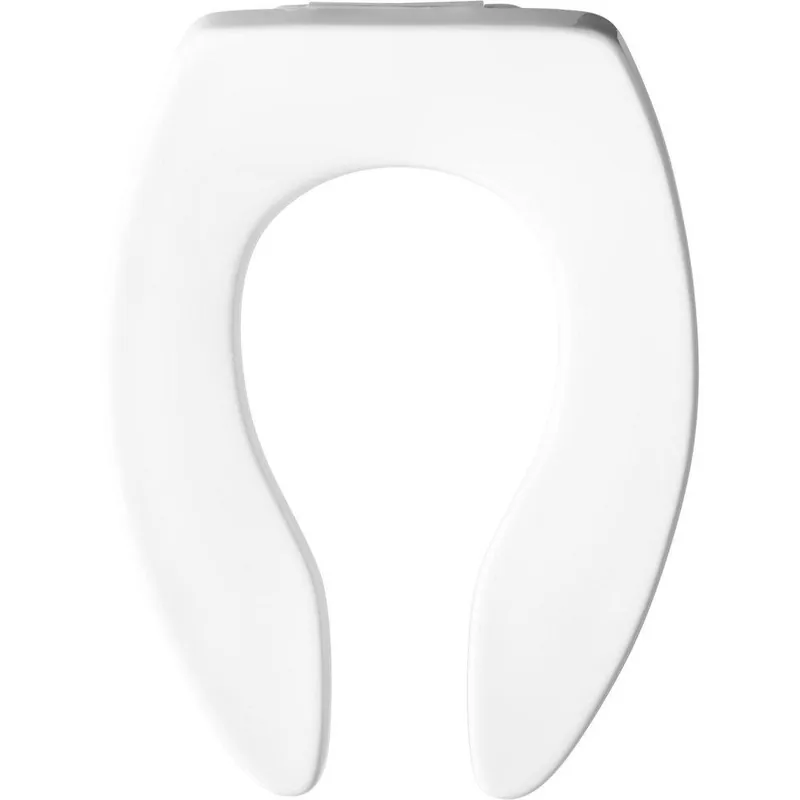 Bemis 95CT 000 Olsonite Elongated Open Front Toilet Seat in White