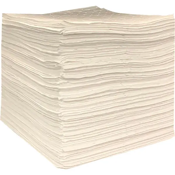 SK0506089-US20260702-105043-0 FyterTech O1PM100 Oil-Only Single-Ply Sorbent Pads Medium Weight 15 x 18 100/Pkg - Image 1