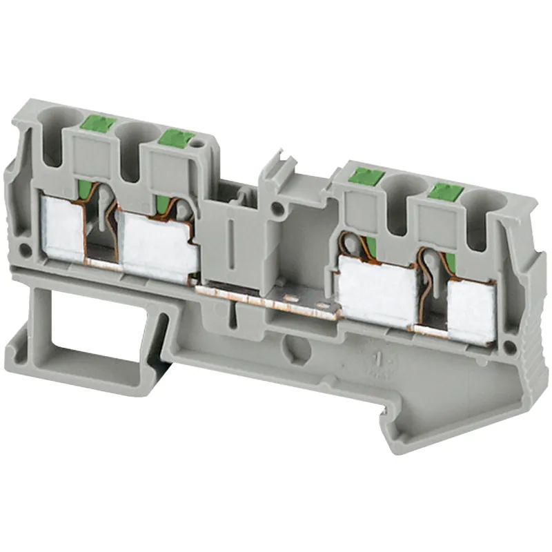 SK0506133-US20260702-105043-0 Schneider Electric NSYTRP44 Terminal Block, Linergy TR, Push-In Type, Feed Through, Set of 50 - Image 1