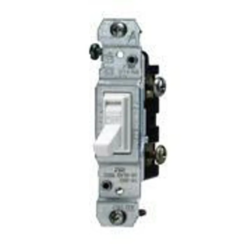 SK0506368-US20260702-105043-0 Leviton 1451-4W 15 Amp, 120 Volt, Toggle Framed Less Ears Single-Pole AC Quiet Switch - Image 1