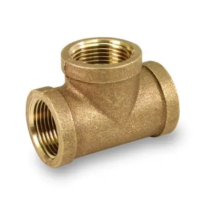 SK0506414-US20260702-105043-0 Everflow BRTE0400-NL 4 Brass Tee Lead Free - Image 1