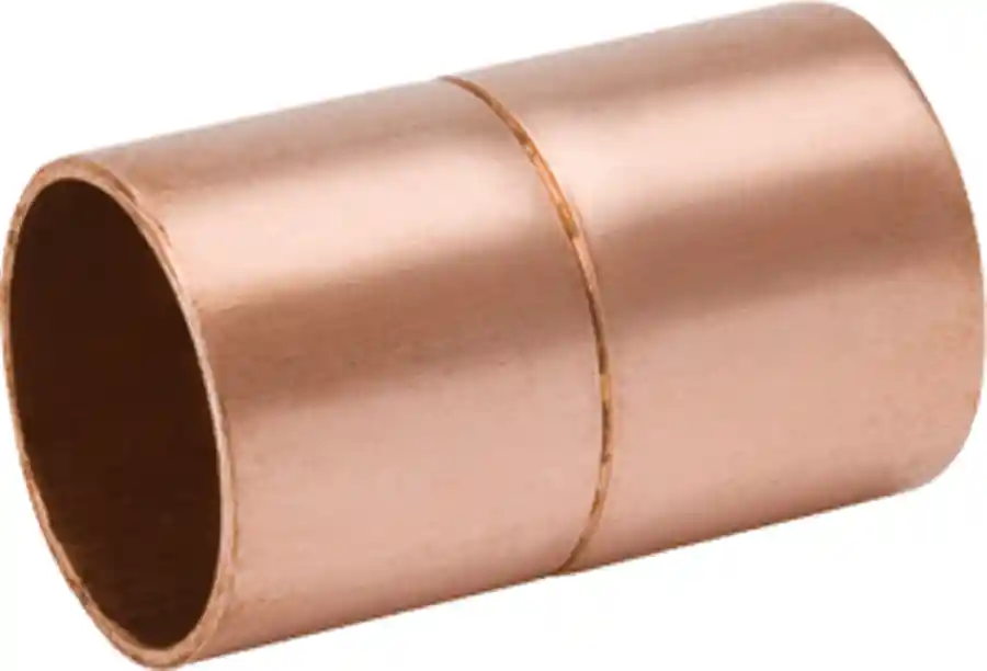 SK0506722-US20260702-105043-0 Mueller W01003 Copper Coupling, 1/4 OD (C x C) Rolled Stop WC-400 - Image 1