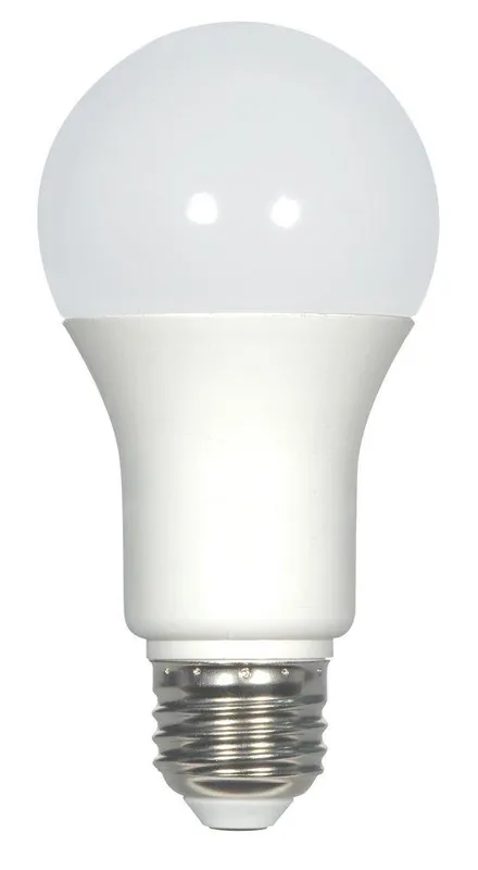 SK0506779-US20260702-105043-0 SATCO S29838 9.8W A19 LED Bulb Medium E-26 Base 4000 Kelvin 220 Degree Dimmable 120V - Image 1