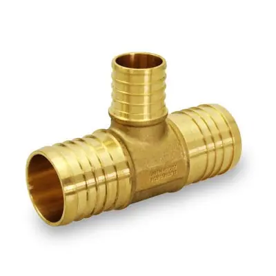 Everflow PXRT1403-NL 1-1/4 X 1-1/4 X 1 F1807 PEX Reducing Tee Lead Free