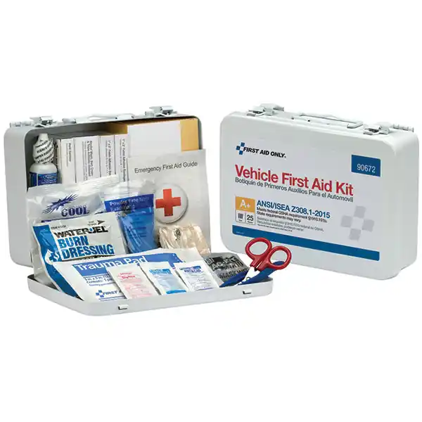 First Aid Only 90672 Vehicle First Aid Kit 25-Person ANSI A+ 90672