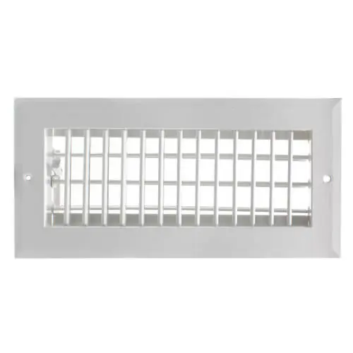 Hart & Cooley 22445 10 x 4 White Sidewall/Ceiling Register A618MS Series