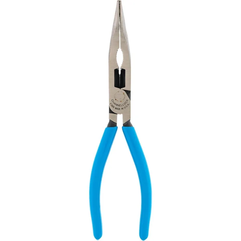Channellock E388 8 In. E-Series Bent Long Nose Pliers