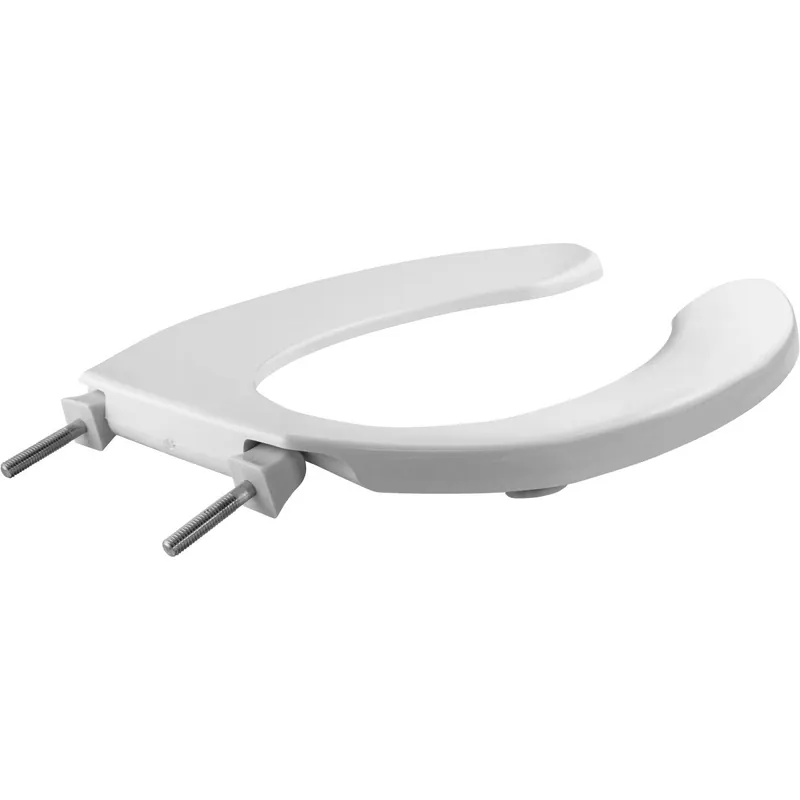 Bemis 1055000 Elongated Open Front Toilet Seat in White