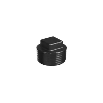 Everflow MSPB1400 1/4 Black Steel Square Head Plug
