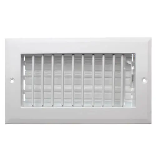 SK0508294-US20260702-105043-0 Hart & Cooley 22442 8 x 4 White Sidewall/Ceiling Register (A618MS Series) - Image 1