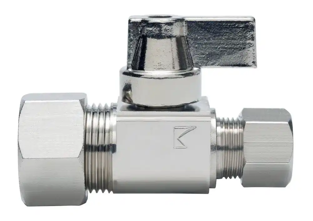 SK0508455-US20260702-105043-0 Sioux Chief 129-G2C1C Compression Lever Straight Supply Stop Valve 5/8 inch x 3/8 inch - Image 1
