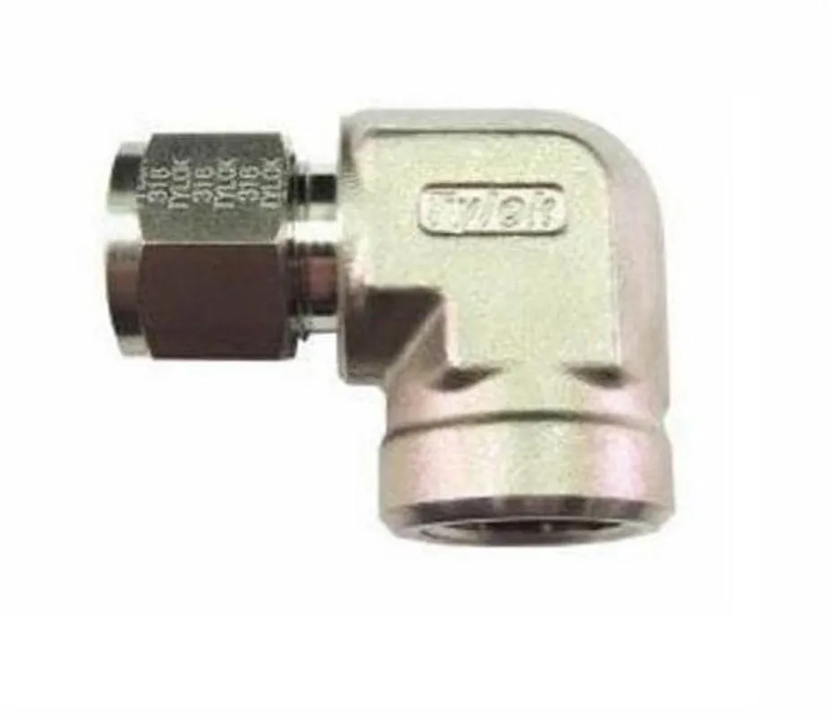 SK0508736-US20260702-105043-0 Tylok B-6-DFE-6 CBC-Lok 3/8 in. OD Tube x FNPT 90 Degree Brass Elbow - Image 1