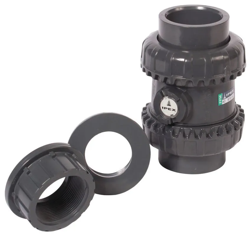 SK0508869-US20260702-105043-0 IPEX 052120 2 SXE True Union Ball Check Valve PVC FPM Socket/Thread Easyfit Xirtec-140 - Image 1