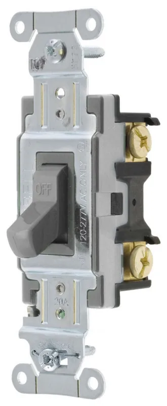 SK0508961-US20260702-105043-0 Hubbell CSB120GY Wiring Device-Kellems Toggle Switch 20A 120/277V Replacement MPN - Image 1