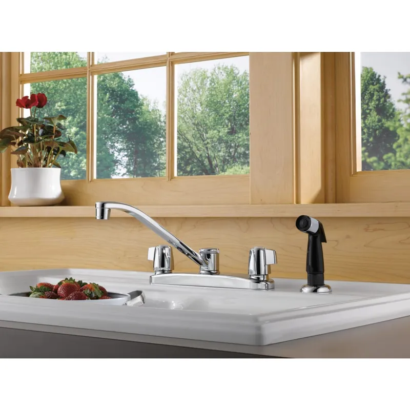 Peerless Faucet P226LF Core: Two Handle Kitchen Faucet in Chrome