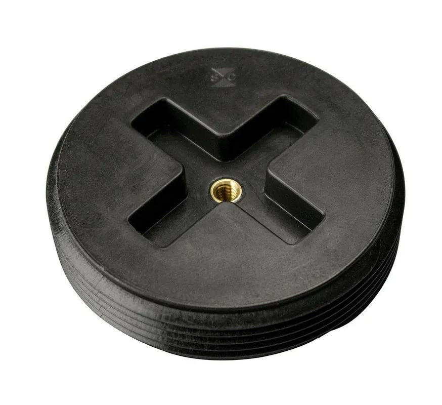 SK0509113-US20260702-105043-0 Sioux Chief 879-20 2 In. MPT Plastic Slotted Countersunk Cleanout Plug - Image 1