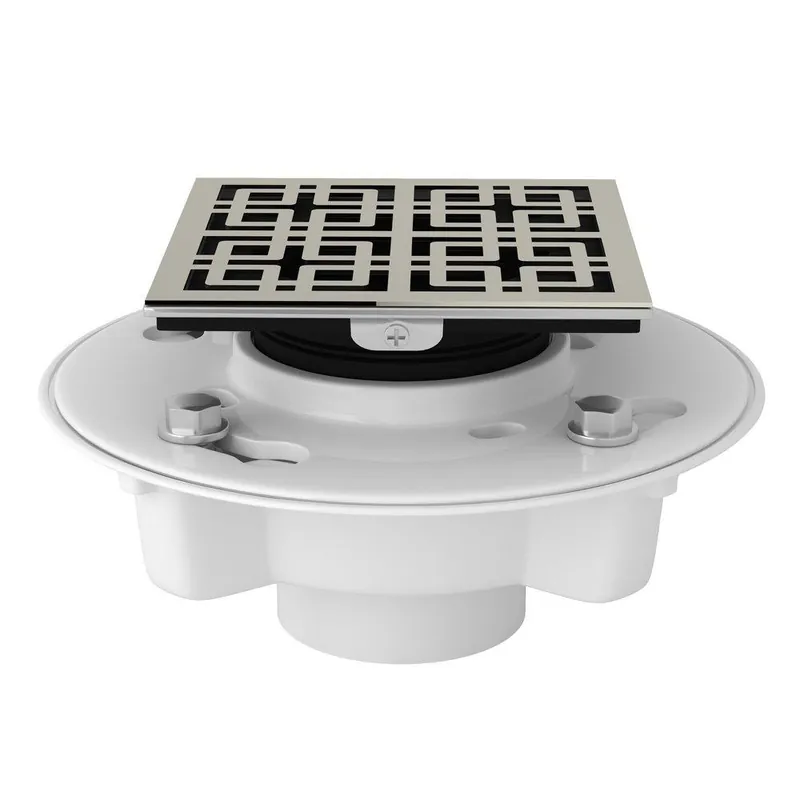 SK0509192-US20260702-105043-0 ROHL SDPVC2/3-3142PN 3 in. Push On Plastic Polished Nickel Shower Drain - Image 1