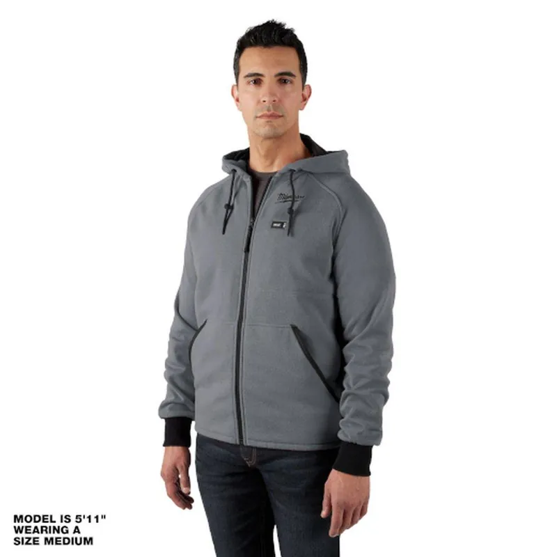Milwaukee 306G-21M M12 Heated Hoodie Kit Gray Medium