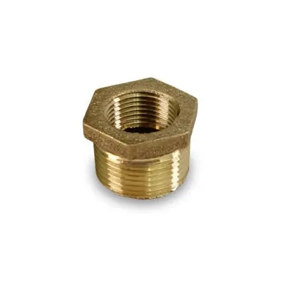 SK0509467-US20260702-105043-0 Everflow BRBU2121-NL 2-1/2 X 1-1/4 Hex Bushing Brass Lead Free - Image 1