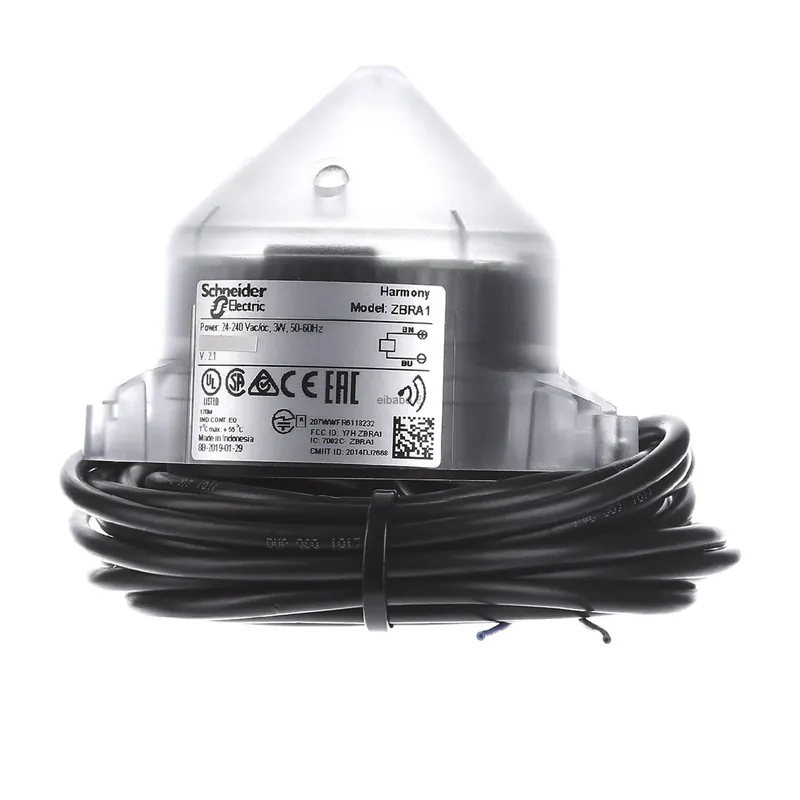 SK0509763-US20260702-105043-0 Schneider Electric ZBRA1 Wireless and Batteryless Range, Harmony XB5R, Relay Antenna, AC DC, 5m Cable Output - Image 1