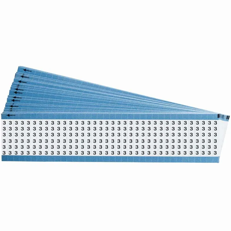 SK0509794-US20260702-105043-0 Brady TWM-3-PK Wire Marker 1.5in H x 0.25in W, 3 - Image 1