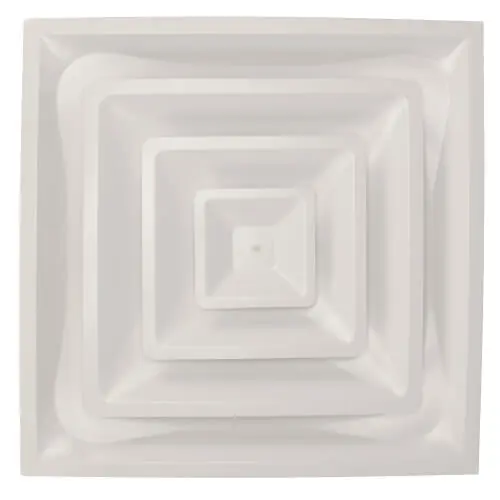 SK0509823-US20260702-105043-0 Hart & Cooley 50511 Steel Fixed Pattern Diffuser w/ 10 Collar (FPD3 Series) - Image 1
