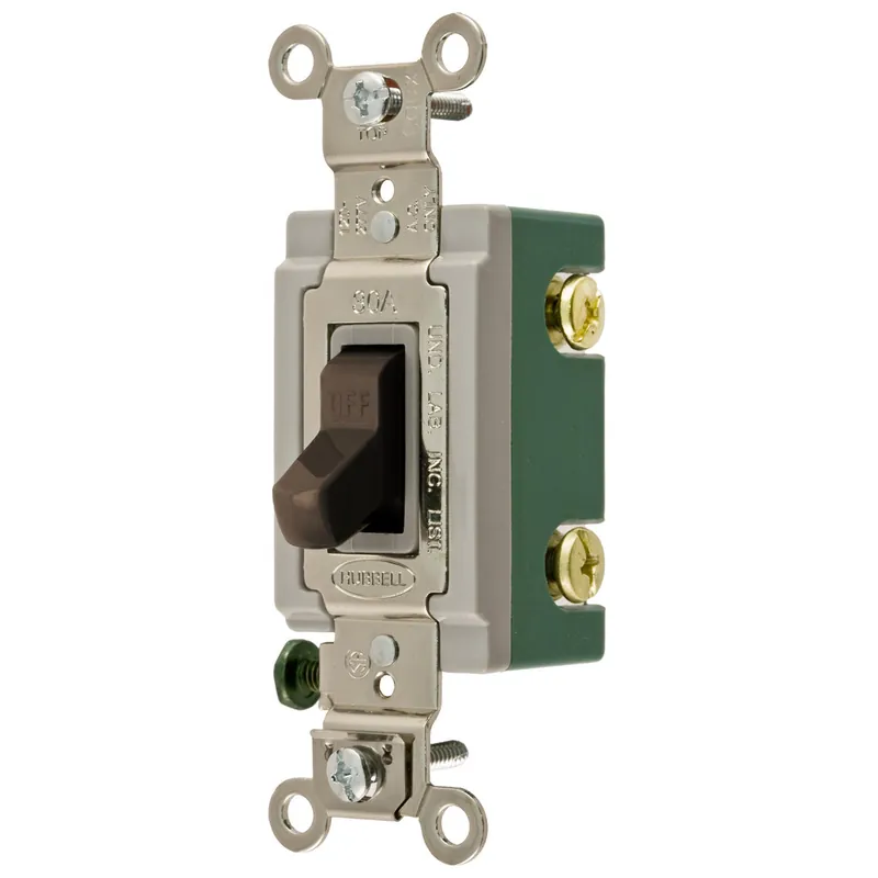 Hubbell HBL3031 HUB Brown 30A 120-277VAC SP Switch