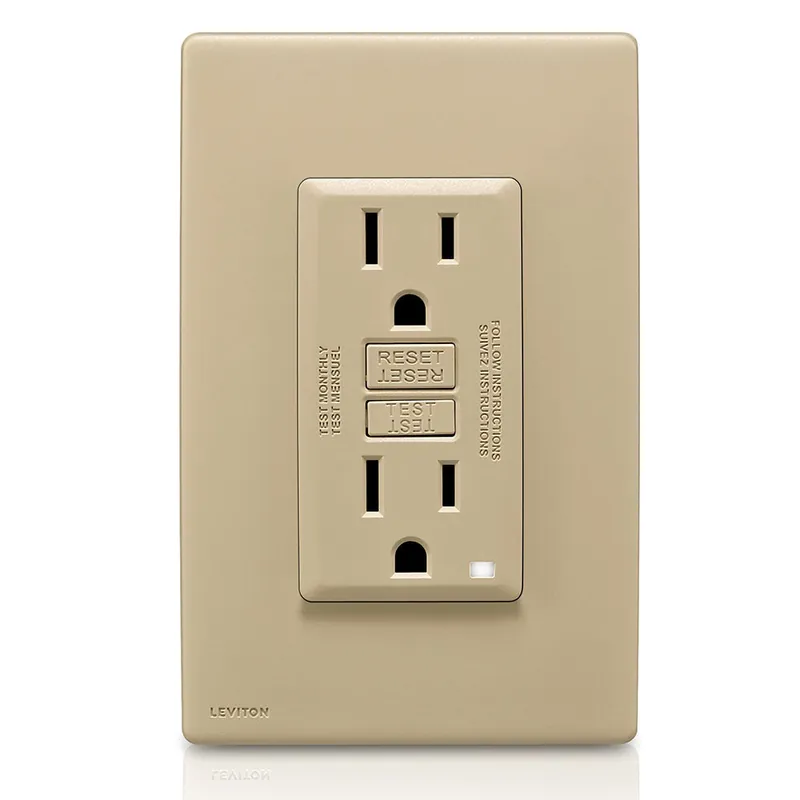 Leviton RGF15-CA Renu Tamper-Resistant Self-Test SmartlockPro GFCI Outlet 15A-125V