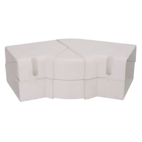 SK0510011-US20260702-105043-0 DiversiTech 230-AFB4W 4 SpeediChannel Adjustable Flat Bend White - Image 1