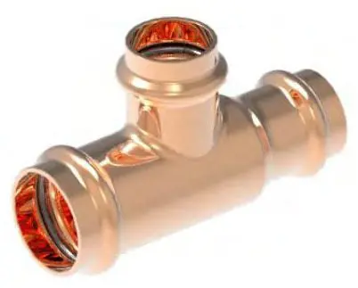 Apollo 10077804 Apollopress Fitting - 2 x 1-1/4 x 1-1/4 Tee Reducer