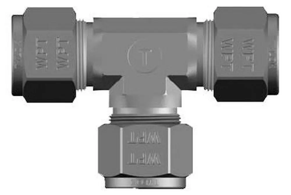 Tylok SS-8-DTTT-8 DTTT Series 1/2 in. OD Stainless Steel Union Tee