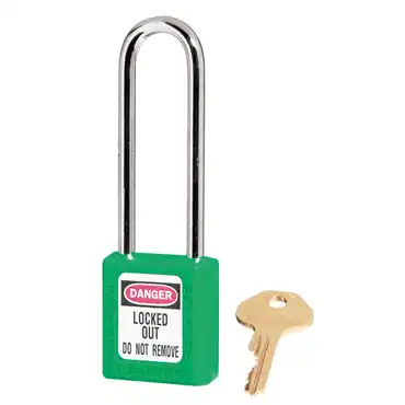 Master Lock 410LTGRN Series 410 High Security Thermoplastic Safety Padlock