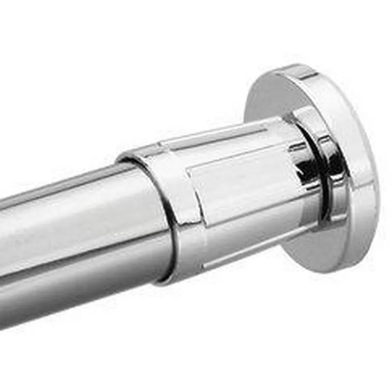 SK0510865-US20260702-105043-0 Moen 54-F Donner Shower Rod with Flange in Polished Chrome - Image 1