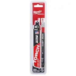 Milwaukee 48-00-5561 6 7TPI The Torch for Cast Iron with Nitrus Carbide 5PK