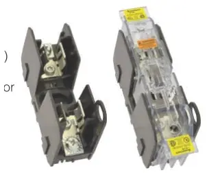 Eaton HM60060-2CR Busmann Fuse Block 600V 60A 2 Pole