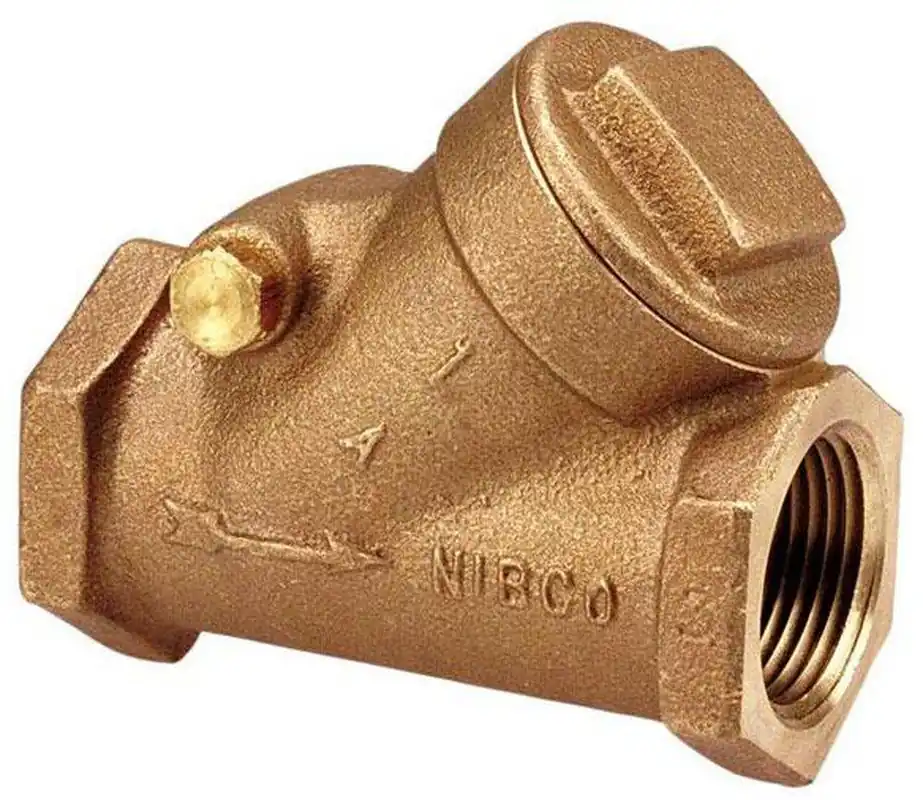 SK0511103-US20260702-105043-0 NIBCO NL74006 T-413-Y 1/2 in Bronze NPT Check Valve - Image 1