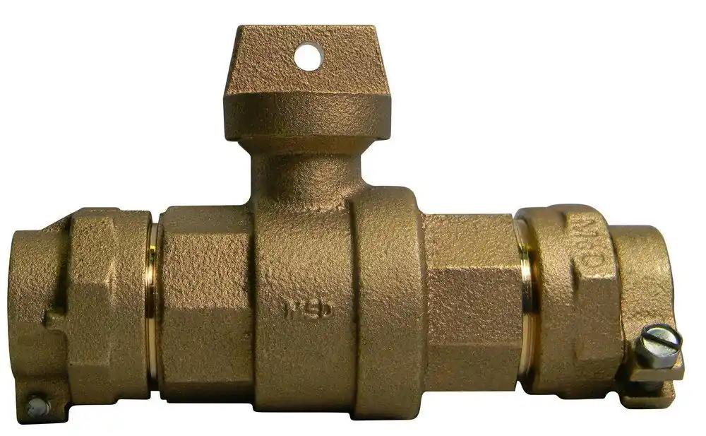 SK0511115-US20260702-105043-0 A.Y. McDonald 5133-165 CURB STOP BALL 1IN -22 CTS COMPRESSION - Image 1