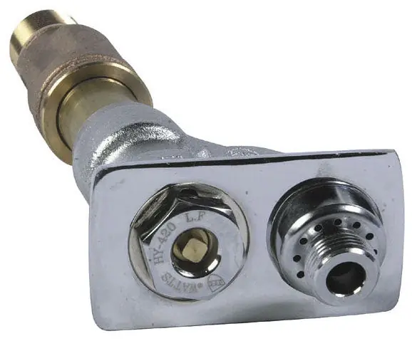 SK0511347-US20260702-105043-0 Watts 8151594 3/4 FPT x MPT 12 Wall Thick 125 PSI Lead-Free Bronze Wall Hydrant with Chrome Plated Face and Integral Vacuum Breaker - Image 1