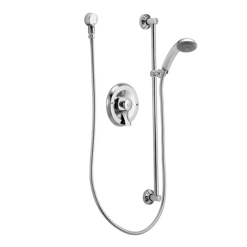 SK0511378-US20260702-105043-0 Moen 8346 One Handle Single Function Shower Faucet in Chrome - Image 1