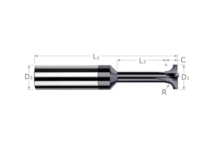 SK0511737-US20260702-105043-0 Harvey Tool 16062 5/16 X .062 Back Corner Rounding End Mill - Image 1
