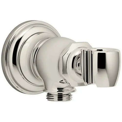 SK0512134-US20260702-105043-0 Kohler K-72797-SN Artifacts Wall-Mount Premium Metal Handshower Holder and Supply Elbow G1/2-14 Hose Connection x 1/2-14 NPT - Image 1